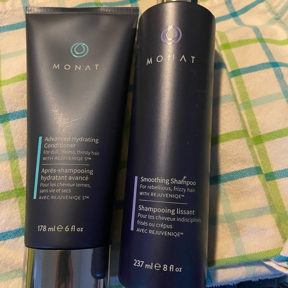 Monat shampoo and conditioner